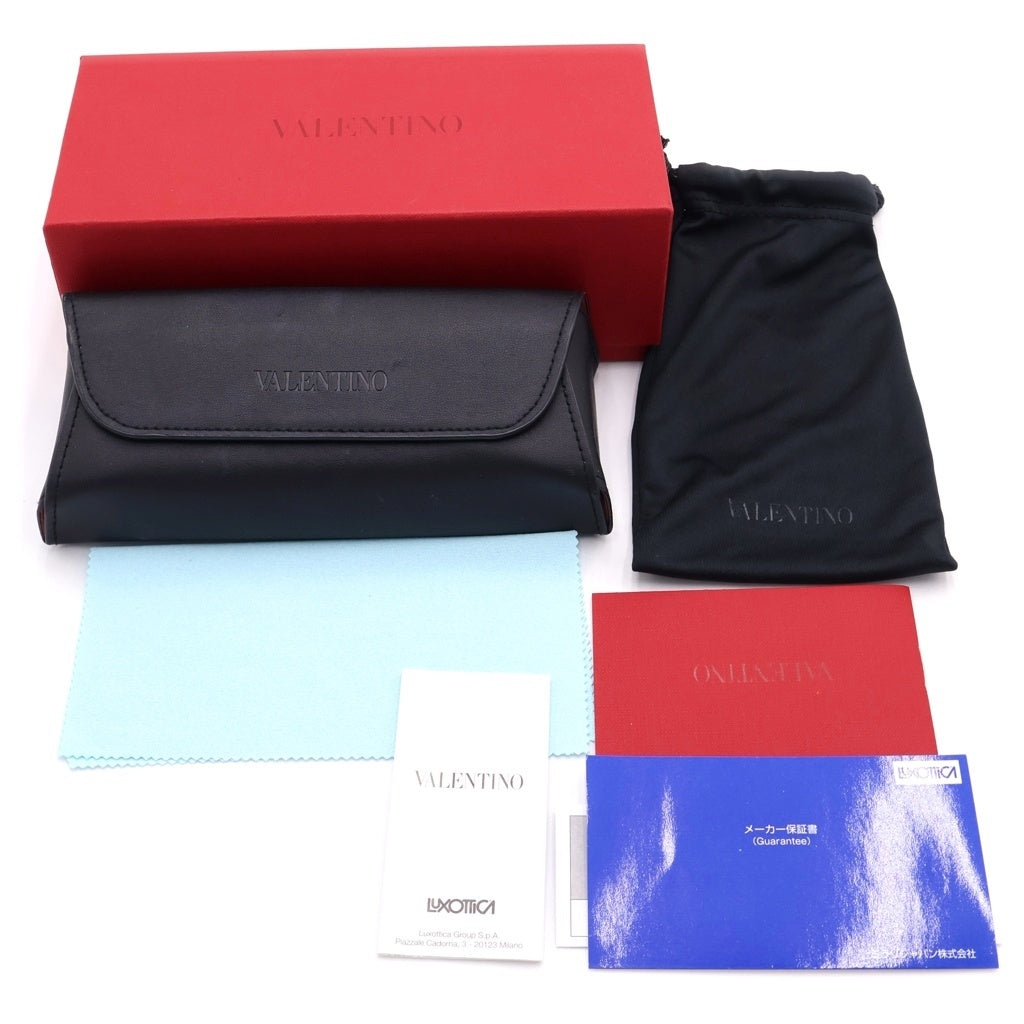 VALENTINO(ヴァレンティノ) キャットアイサングラス メガネ 調 VA4028-A ブラック/ピンク