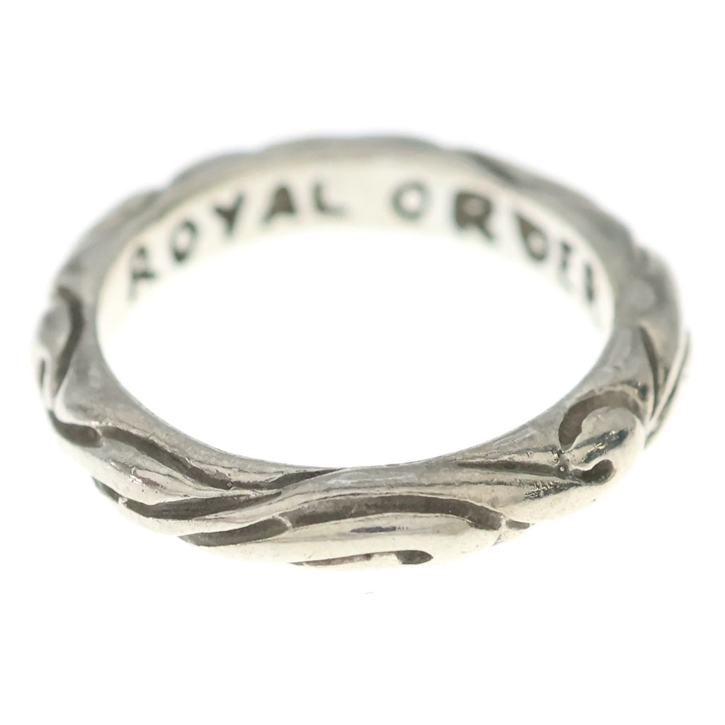 ROYAL ORDER(ロイヤルオーダー) リボンバンド リング 指輪 シルバー