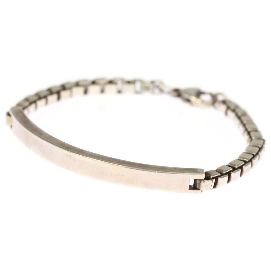 TIFFANY & Co.(ティファニー) ベネチアン リンク ID ブレスレット シルバー チェーン 925