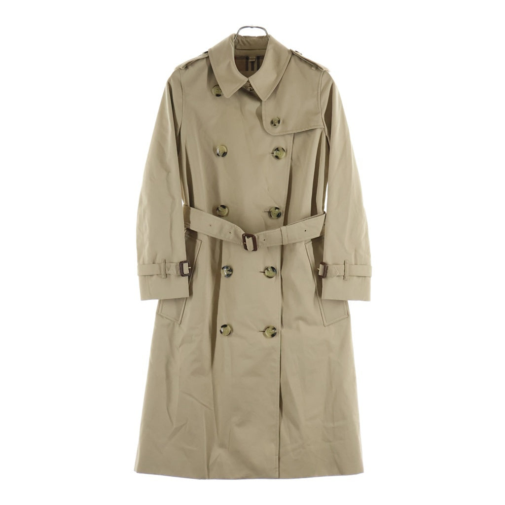 BURBERRY(バーバリー) ノバチェック柄 ケンジントン ヘリテージ ロング トレンチコート ベージュ 8079414 レディース