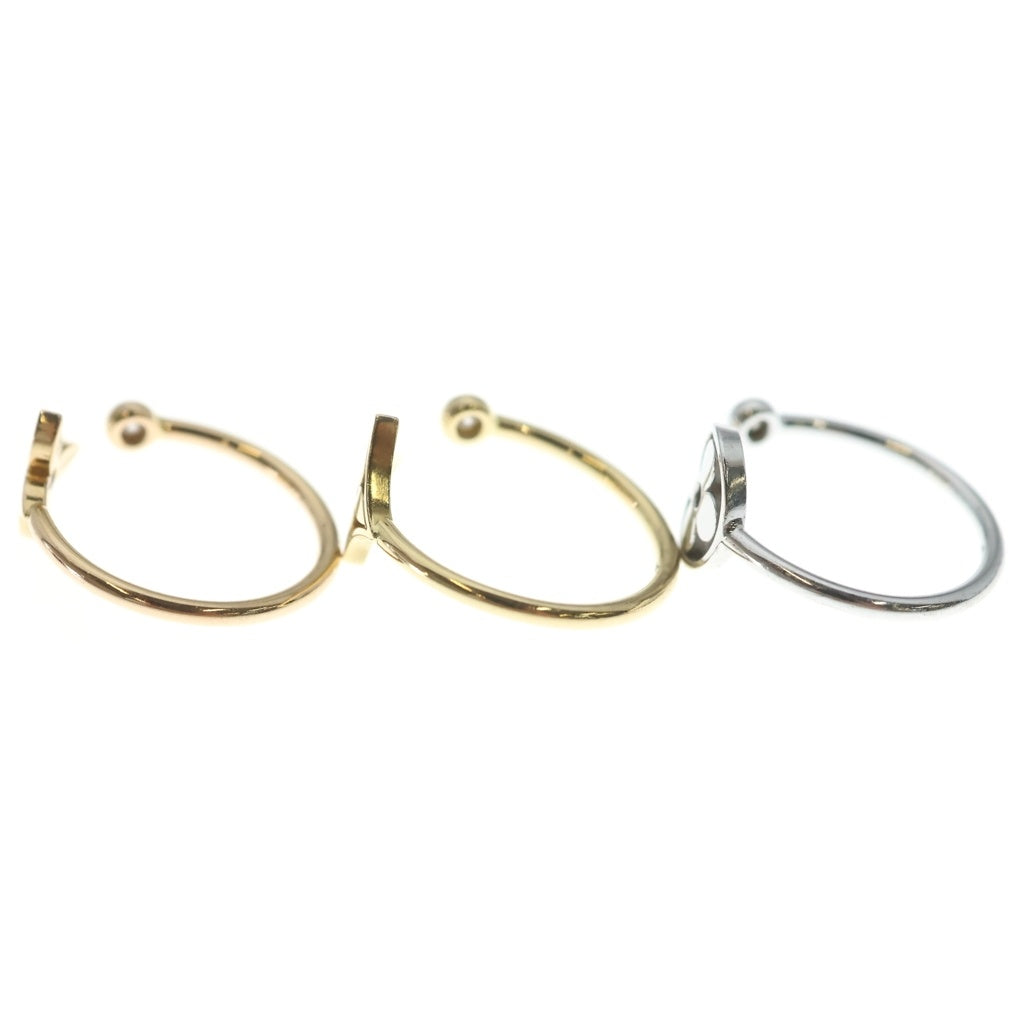 LOUIS VUITTON(ルイヴィトン) モノグラム・イディール 1PD リング K18スリーカラー ダイヤ ゴールド×シルバー×ピンクゴールド A30223 レディース