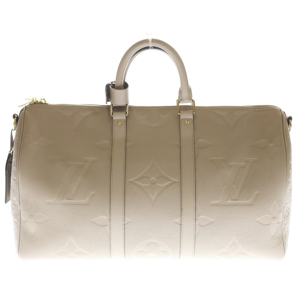 LOUIS VUITTON(ルイヴィトン) モノグラム アンプラント キーポルバンドリエール45 2WAY ハンドバッグ ショルダーバッグ ボストンバッグ M46114 ICタイプ トゥルトレール ベージュ系 レディース