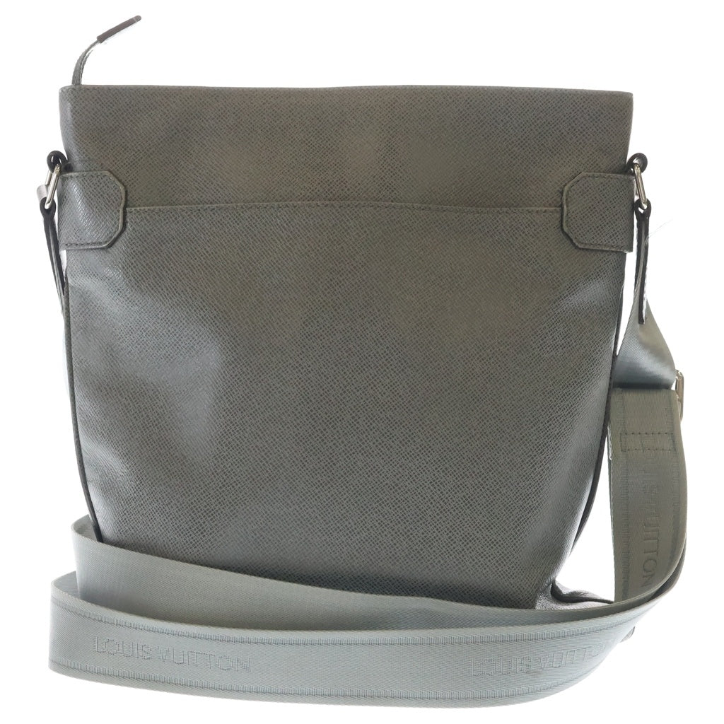 LOUIS VUITTON(ルイヴィトン) タイガ サシャ ショルダーバッグ グレー レザー M32630 シルバー金具