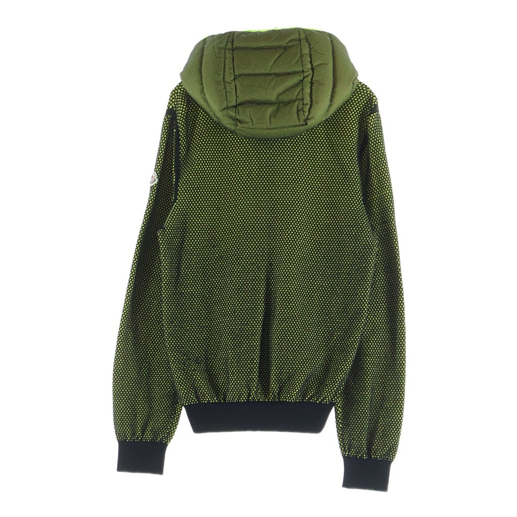 MONCLER(モンクレール) マグリア トリコット ジップフーディー コットン ナイロン ジップパーカー #M イエロー/ブラック E10919420300 C9002