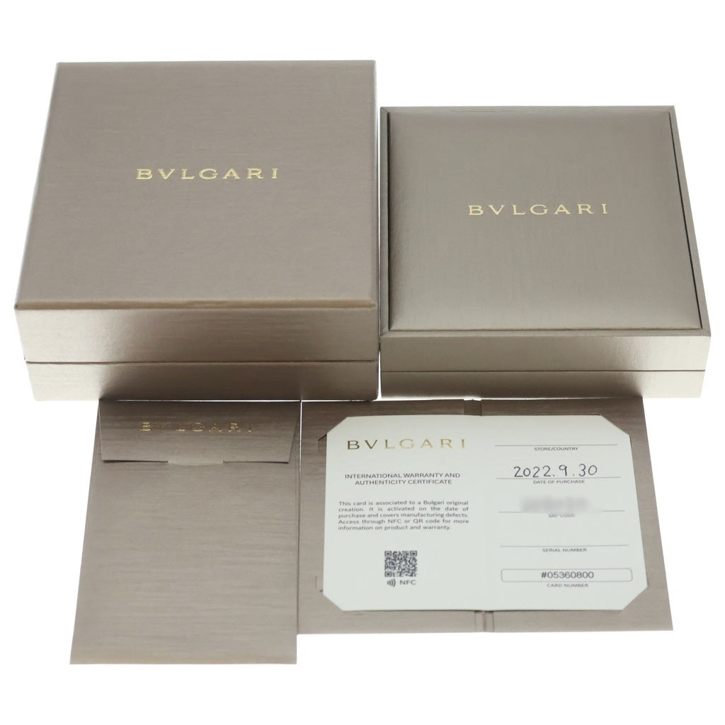 BVLGARI(ブルガリ) B-zero.1 ビーゼロワン セラミック ネックレス K18YG イエローゴールド/ブラック 358050 レディース