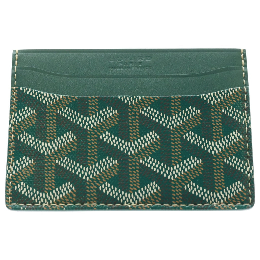GOYARD(ゴヤール) カードケース 名刺入れ グリーン レザー