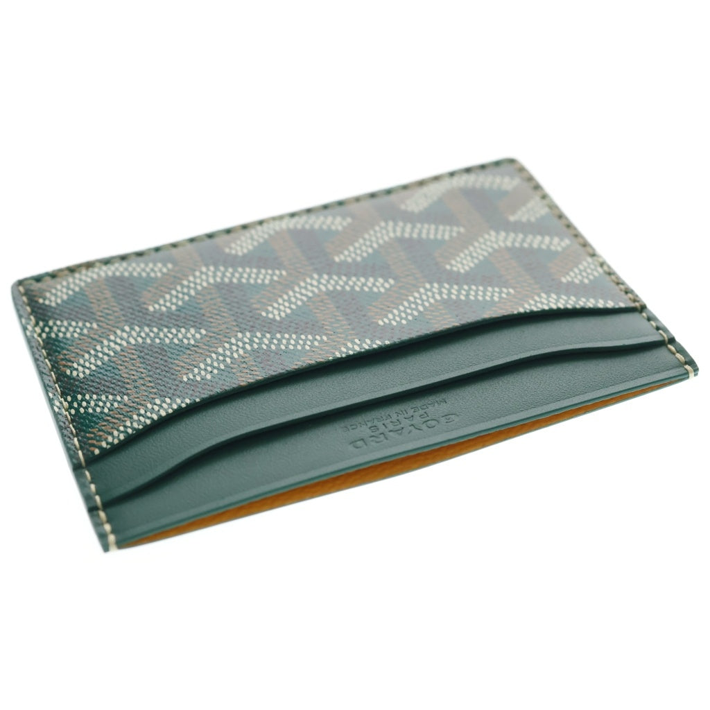 GOYARD(ゴヤール) カードケース 名刺入れ グリーン レザー