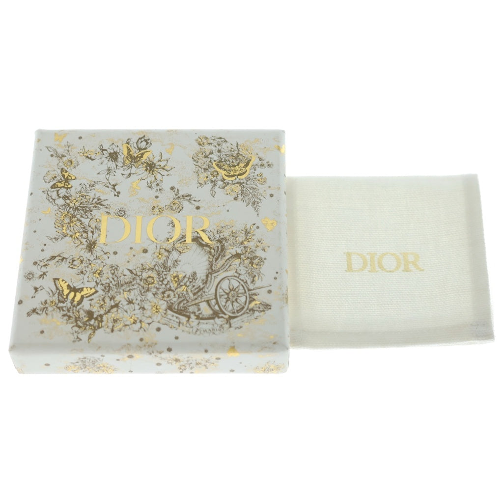 Christian Dior(クリスチャンディオール) エボリューション ラインストーン ロゴ GP リング 指輪 #L ゴールド