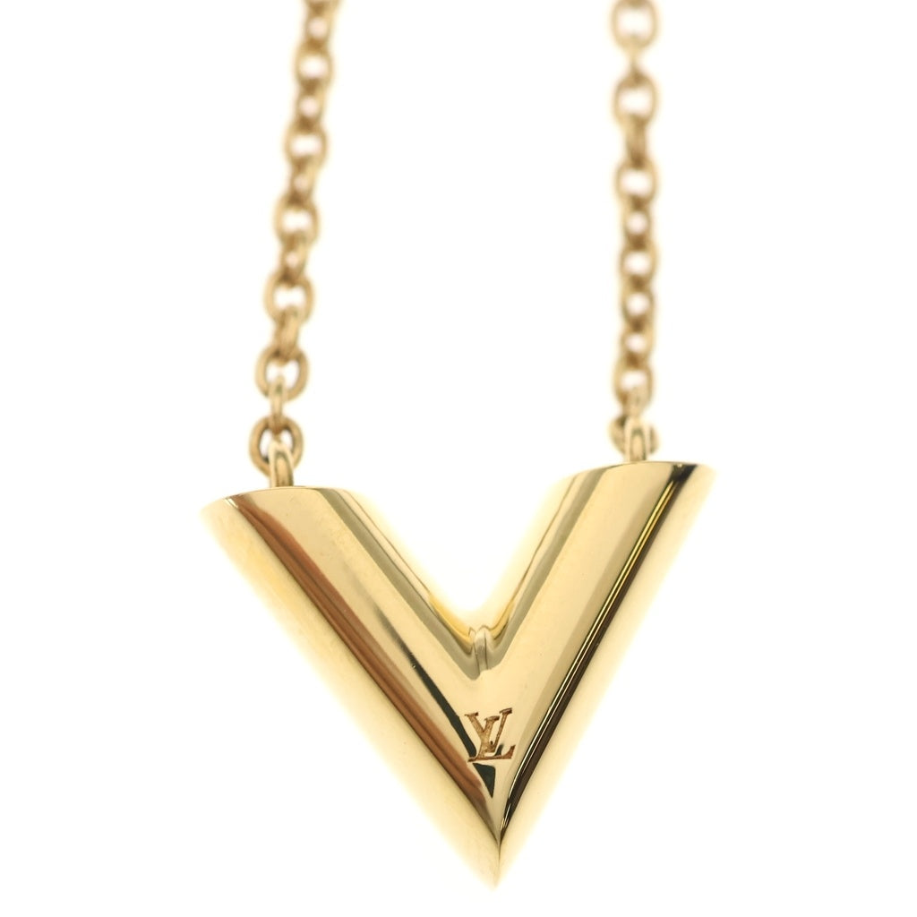 LOUIS VUITTON(ルイヴィトン) エセンシャルV ネックレス ペンダント チェーン ゴールド M61083 レディース