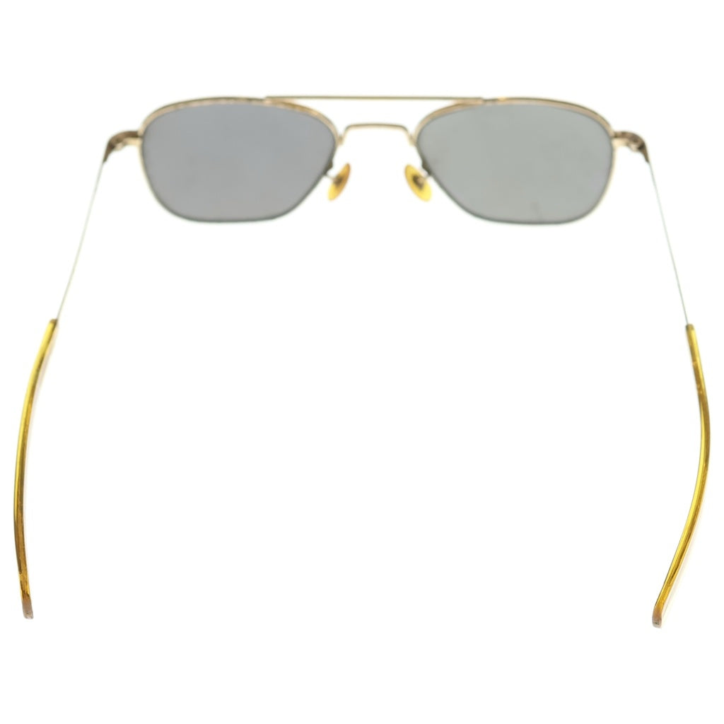 American Optical(アメリカンオプティカル) パイロット ツーブリッジ カラーレンズ サングラス メガネ 眼鏡 アイウェア ゴールド レディース