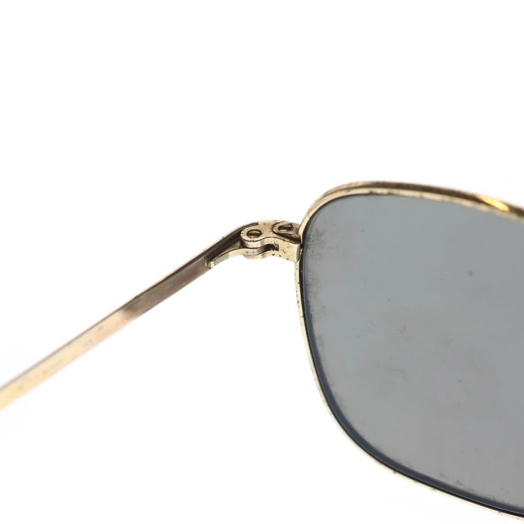 American Optical(アメリカンオプティカル) パイロット ツーブリッジ カラーレンズ サングラス メガネ 眼鏡 アイウェア ゴールド レディース