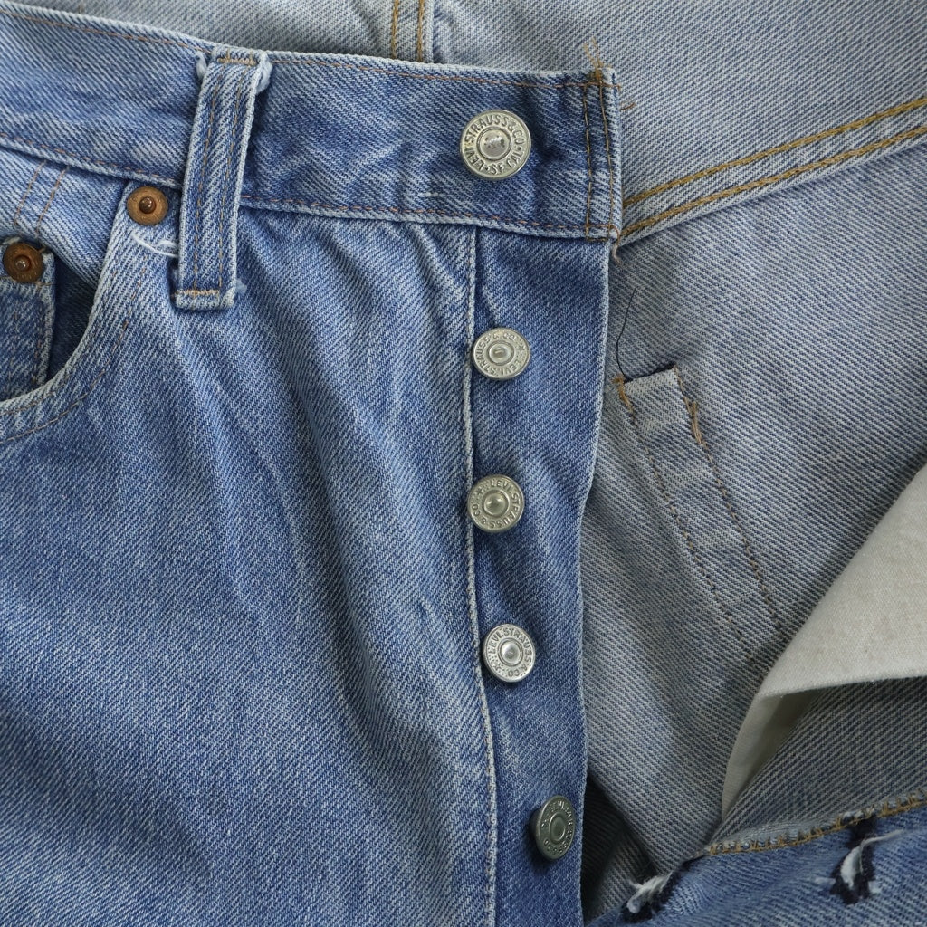 Levi's(リーバイス) VINTAGE 501XX 66後期 ヴィンテージ ボタン裏6 ストレート デニムパンツ ジーンズ インディゴ