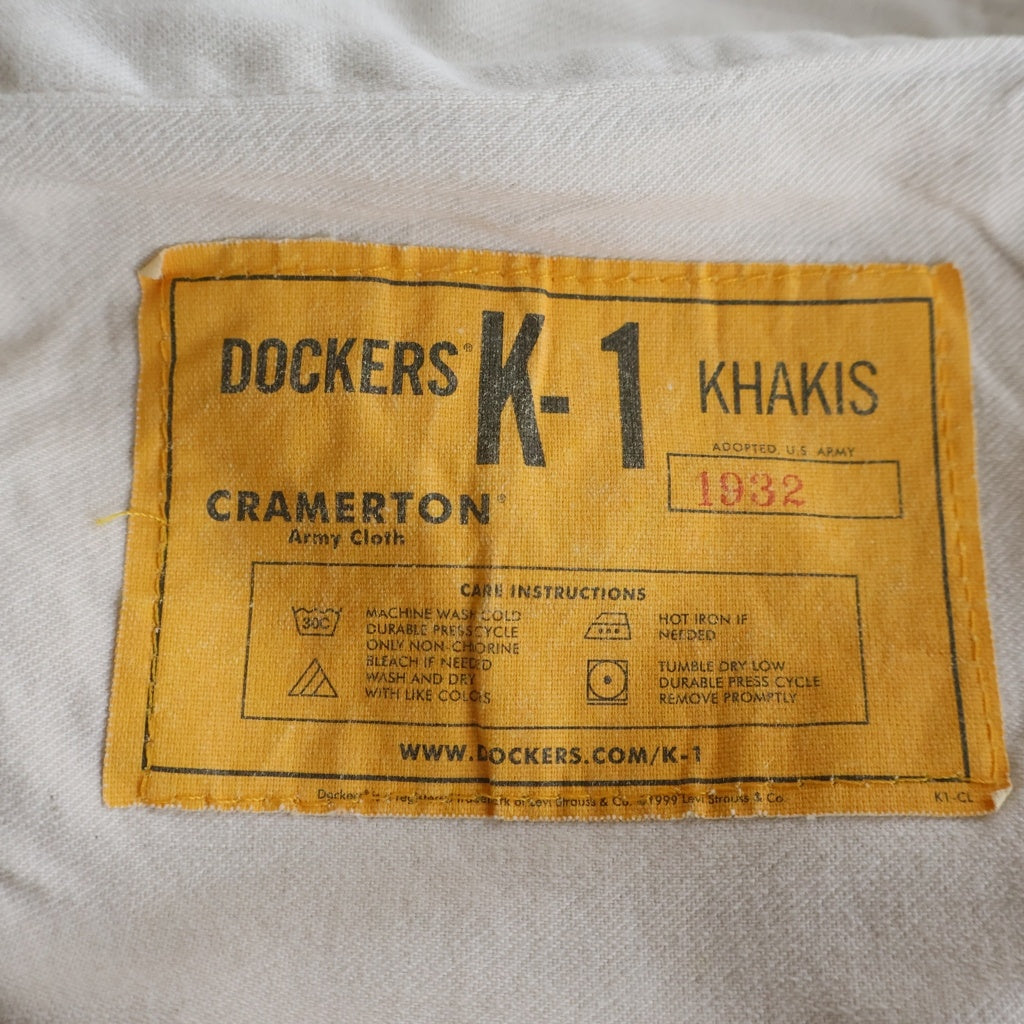 DOCKERS(ドッカーズ) コットンチノ ボタンフライ パンツ ベージュ