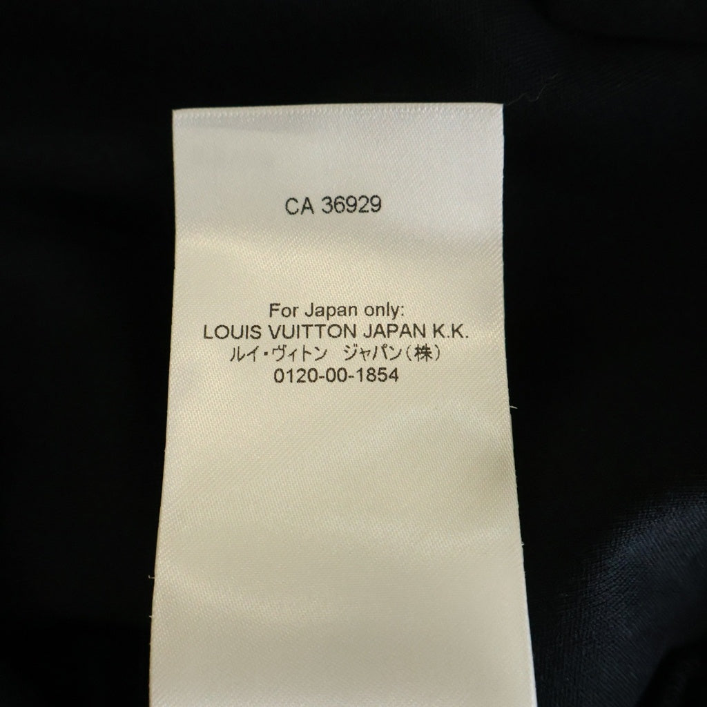LOUIS VUITTON(ルイヴィトン) サイドストラップ Tシャツ カットソー 半袖 クルーネック ブラック #M RW232W JG2 FGTS03 レディース