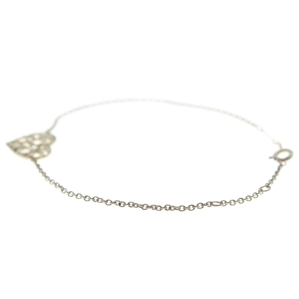 TIFFANY & Co.(ティファニー) パロマピカソ オリーブリーフ ハート Ag925 ブレスレット シルバー レディース