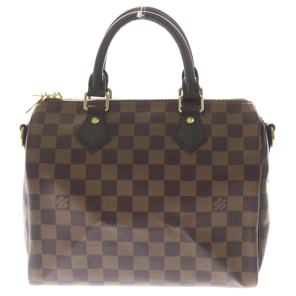 LOUIS VUITTON(ルイヴィトン) スピーディ バンドリエール25 ダミエ ハンドバック 2way ショルダーバック PVC レザー ブラウン N41368 レディース