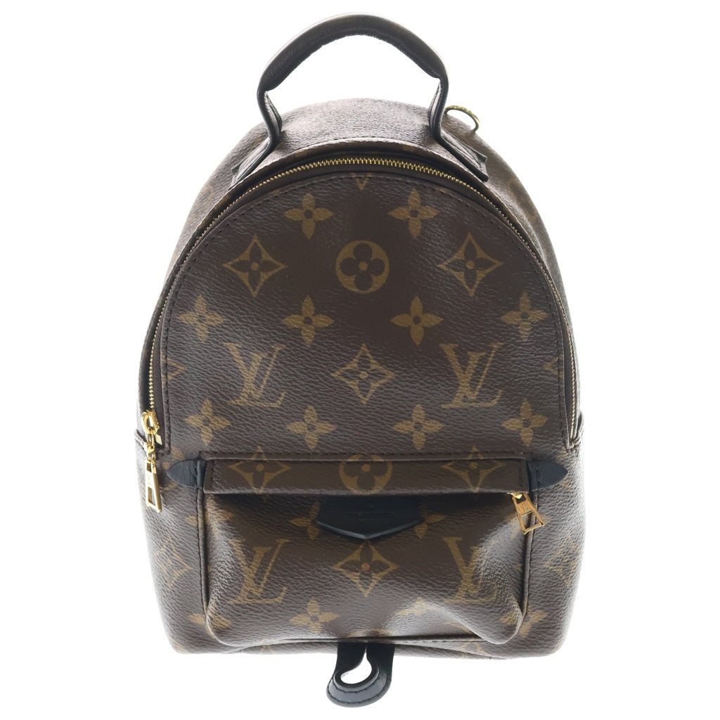 LOUIS VUITTON(ルイヴィトン) モノグラム パームスプリングス MINI PVC レザー バックパック リュックサック ICタイプ ブラウン M44873 レディース