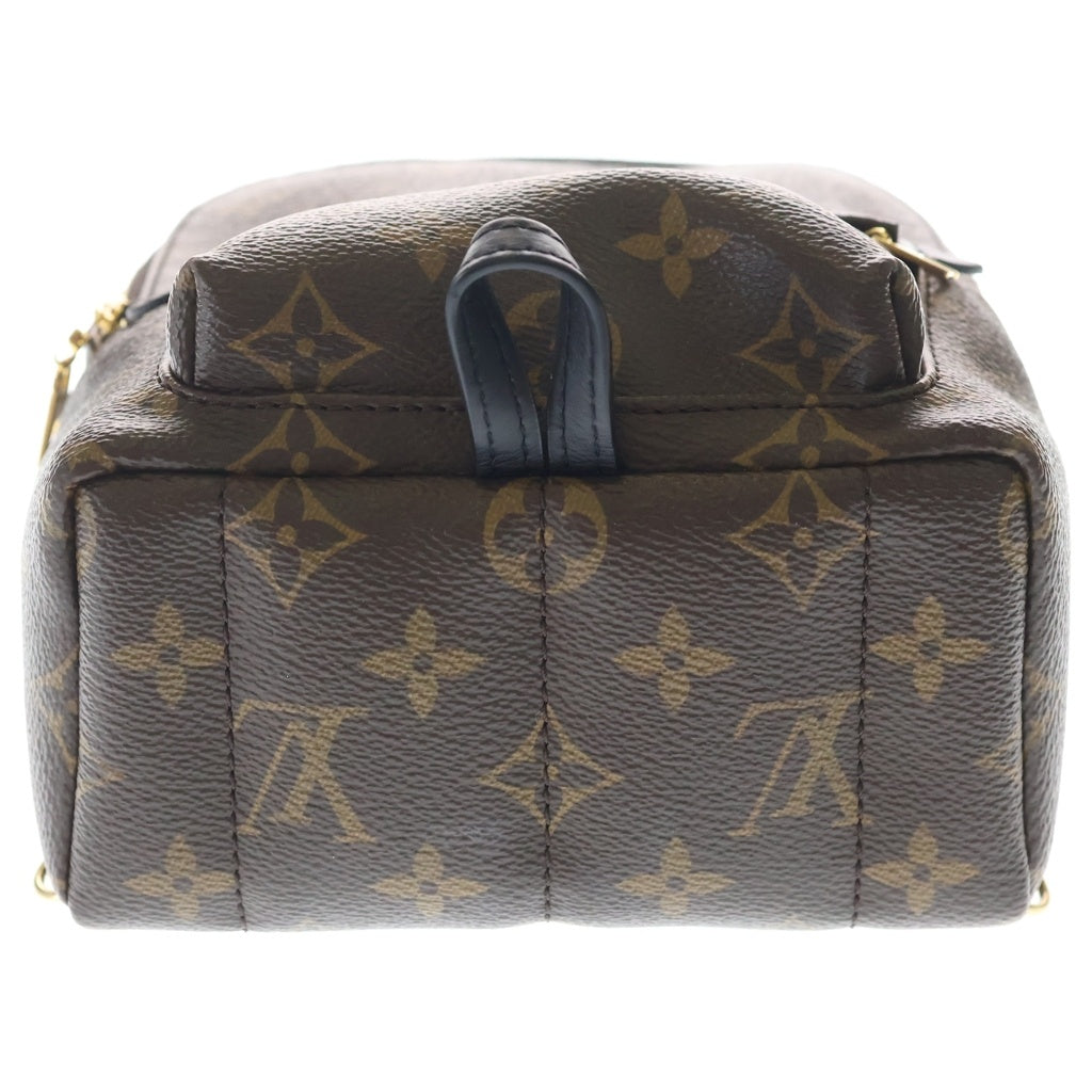 LOUIS VUITTON(ルイヴィトン) モノグラム パームスプリングス MINI PVC レザー バックパック リュックサック ICタイプ ブラウン M44873 レディース