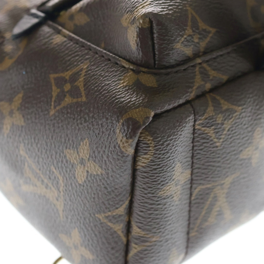 LOUIS VUITTON(ルイヴィトン) モノグラム パームスプリングス MINI PVC レザー バックパック リュックサック ICタイプ ブラウン M44873 レディース