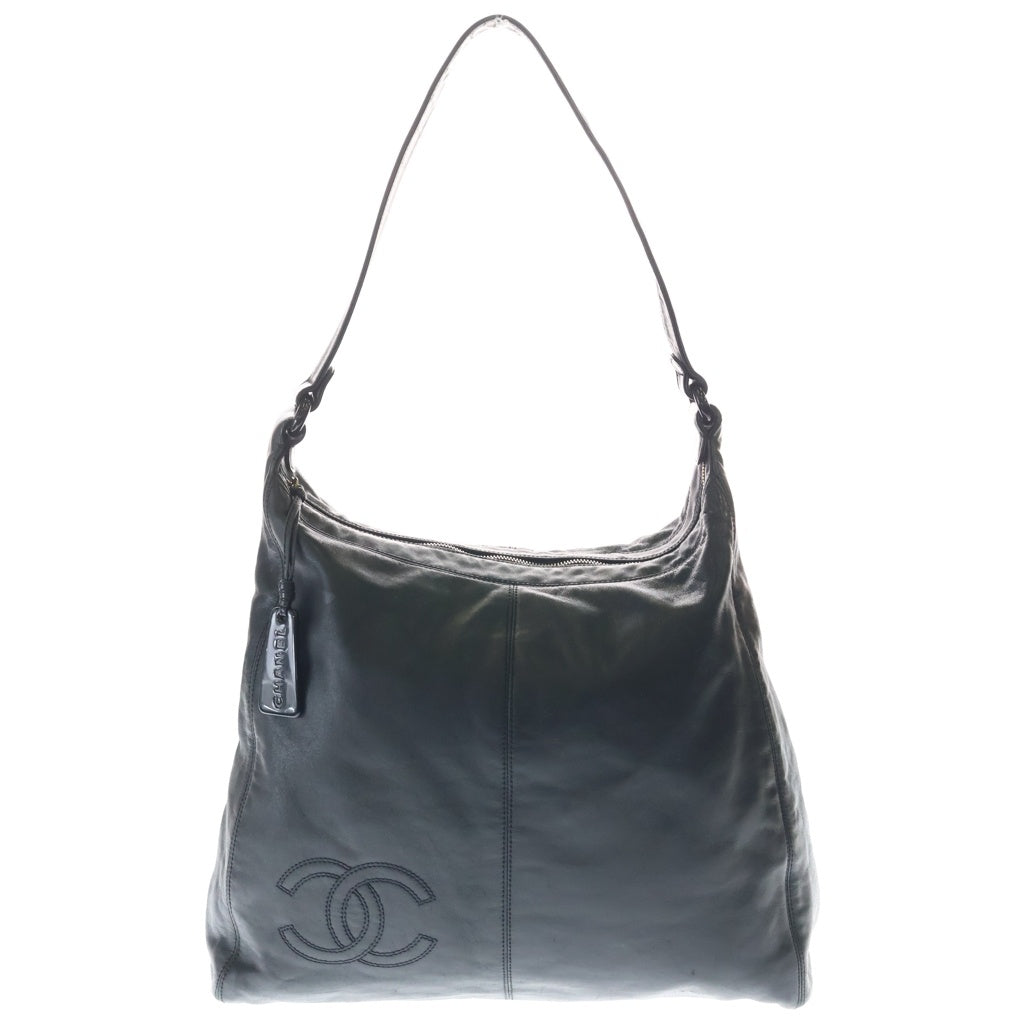 CHANEL(シャネル) ココマーク レザー ワンショルダーバッグ ブラック 5番台 レディース