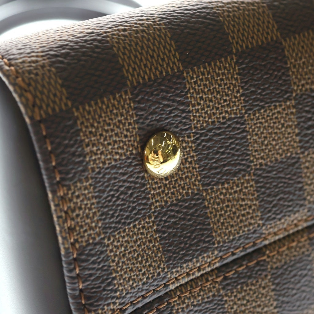 LOUIS VUITTON(ルイヴィトン) ダミエ ケンジントンボーリング PVC レザー 2WAY ハンド ショルダーバッグ ブラウン N41505 レディース