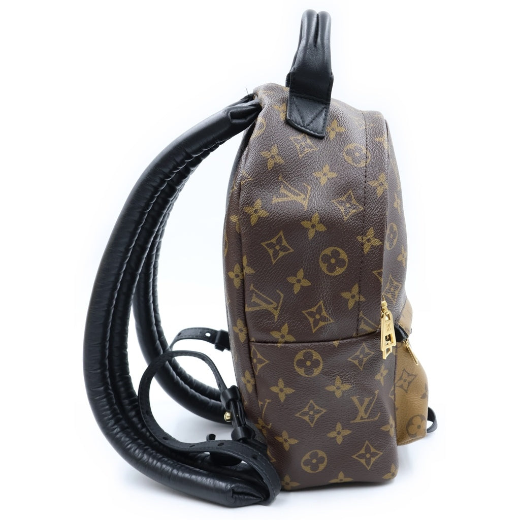 LOUIS VUITTON(ルイヴィトン) モノグラムリバース パームスプリングス バックパックPM PVC レザー バックパック リュックサック ブラウン M43116