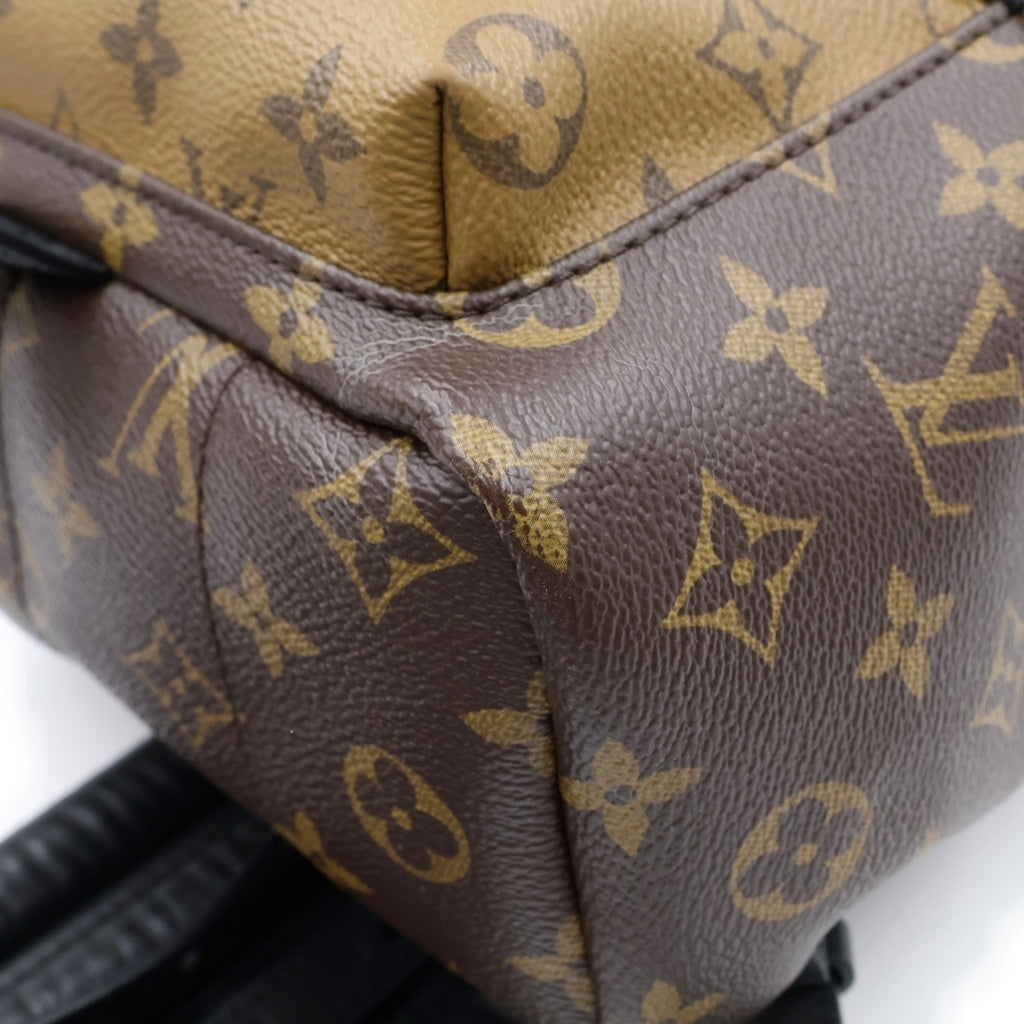 LOUIS VUITTON(ルイヴィトン) モノグラムリバース パームスプリングス バックパックPM PVC レザー バックパック リュックサック ブラウン M43116