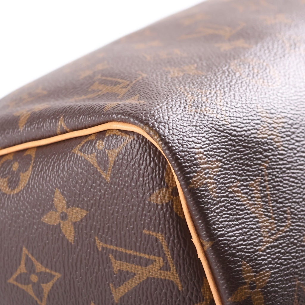 LOUIS VUITTON(ルイヴィトン) モノグラム スピーディ・バンドリエール30 PVC レザー ハンドバッグ ミニボストンバッグ ICタイプ ブラウン M41112 レディース