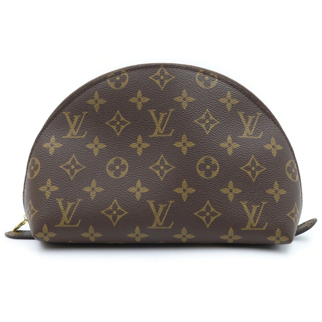 LOUIS VUITTON(ルイヴィトン) モノグラム トゥルース ドゥミロンド PVC レザー ポーチ メイクポーチ 小物入れ ブラウン M47520 レディース