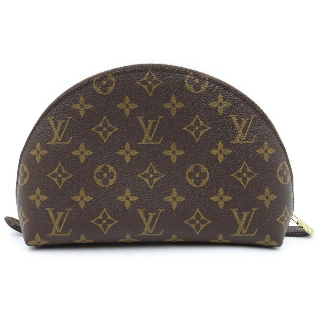 LOUIS VUITTON(ルイヴィトン) モノグラム トゥルース ドゥミロンド PVC レザー ポーチ メイクポーチ 小物入れ ブラウン M47520 レディース