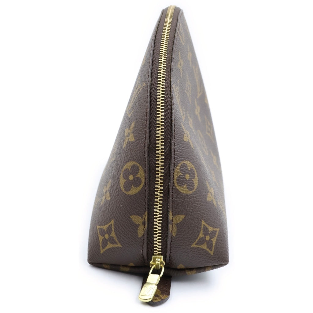 LOUIS VUITTON(ルイヴィトン) モノグラム トゥルース ドゥミロンド PVC レザー ポーチ メイクポーチ 小物入れ ブラウン M47520 レディース