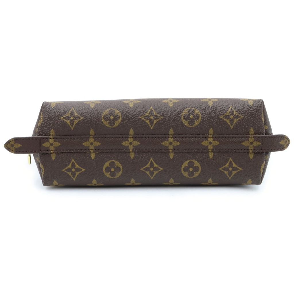 LOUIS VUITTON(ルイヴィトン) モノグラム トゥルース ドゥミロンド PVC レザー ポーチ メイクポーチ 小物入れ ブラウン M47520 レディース