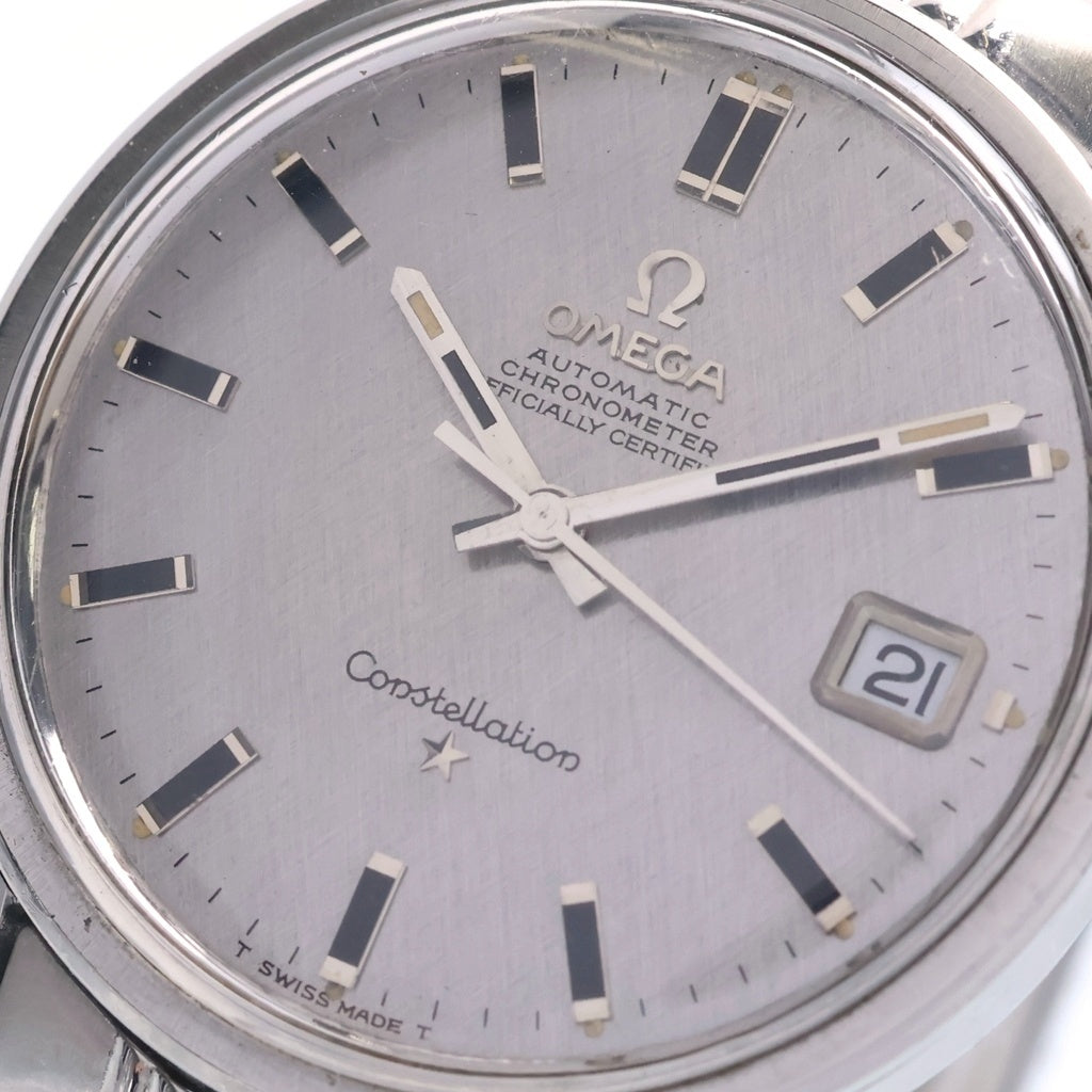 OMEGA(オメガ) コンステレーション デイト クロノメーター シルバー文字盤 ステンレス 自動巻き 腕時計 シルバー 168.018