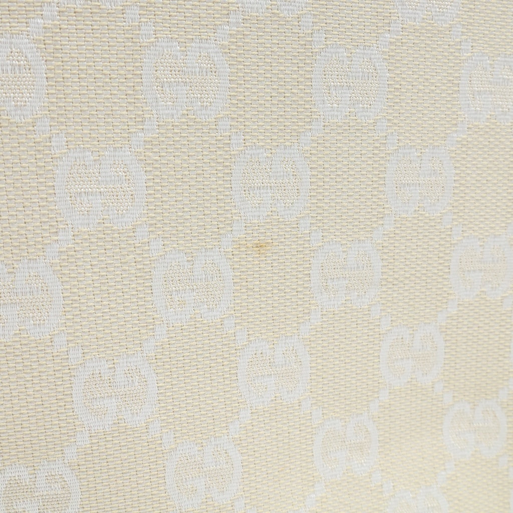 GUCCI(グッチ) バンブー GGキャンバス 2WAY ハンド ショルダーバッグ シルバー金具 ベージュ 002-1016 レディース