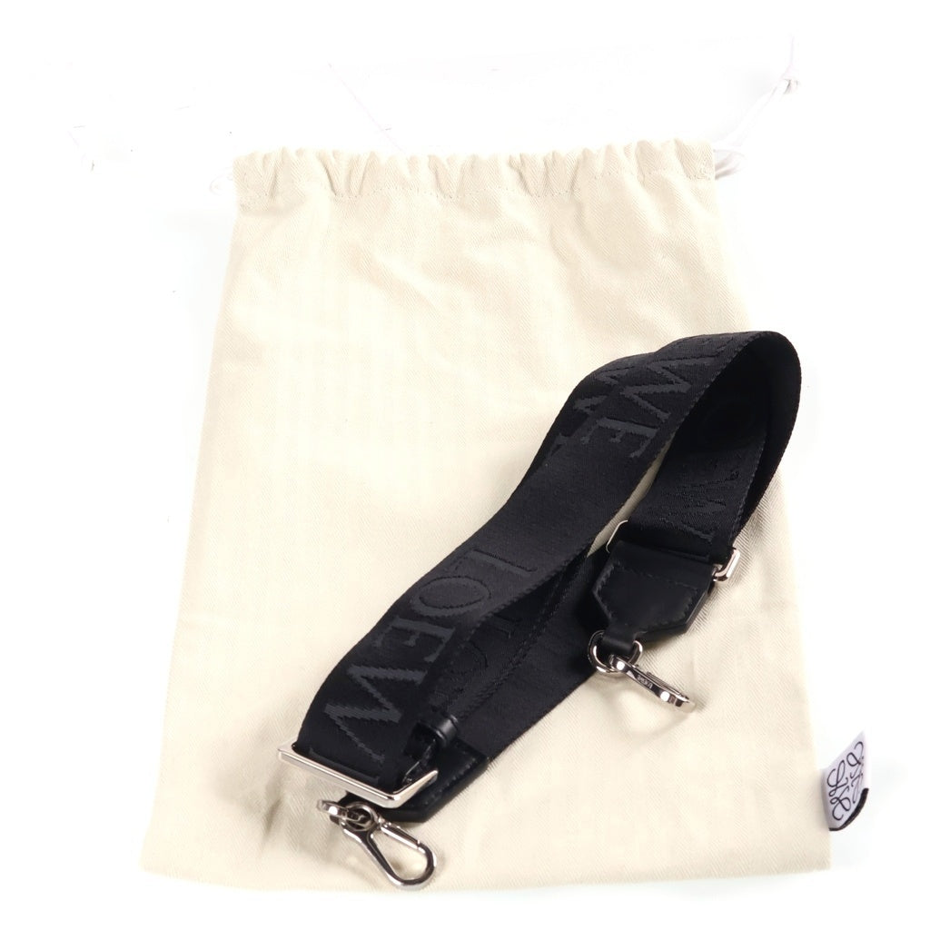 LOEWE(ロエベ) クロスボディ カメラバッグ ミニ ショルダーバッグ ブラック ソフトグレインカーフ CIL0011297884 シルバー金具 レディース