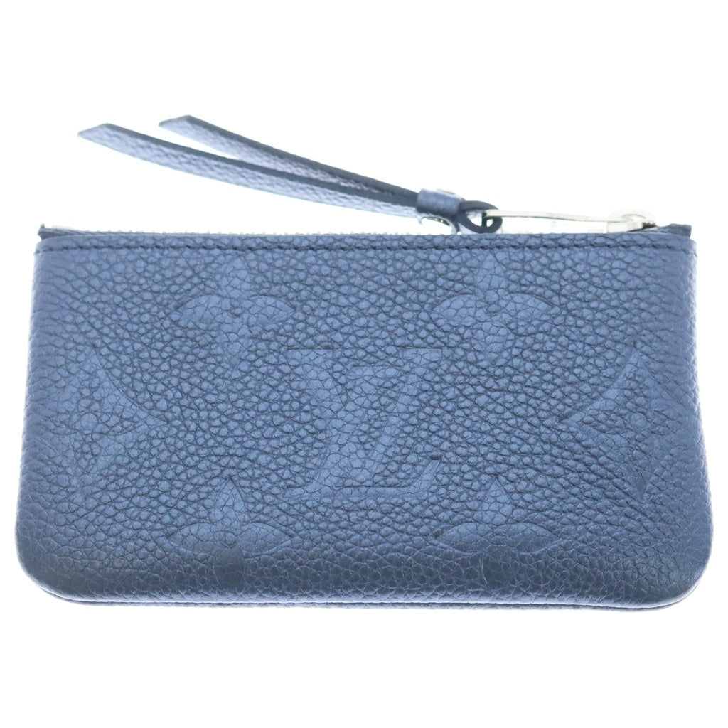 LOUIS VUITTON(ルイヴィトン) アンプラント ポシェットクレ バッグチャーム コインケース 小物入れ ポーチ メタリックネイビー レザー M80900 シルバー金具