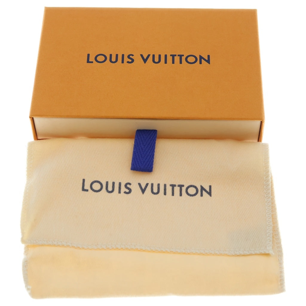 LOUIS VUITTON(ルイヴィトン) アンプラント ポシェットクレ バッグチャーム コインケース 小物入れ ポーチ メタリックネイビー レザー M80900 シルバー金具