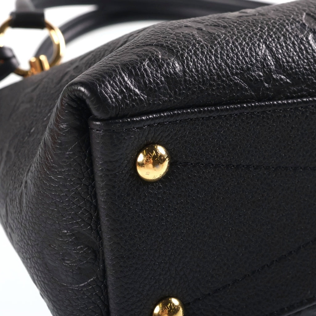LOUIS VUITTON(ルイヴィトン) アンプラント VトートBB ハンドバッグ ショルダーバッグ 2WAY ブラック レザー M44937 レディース