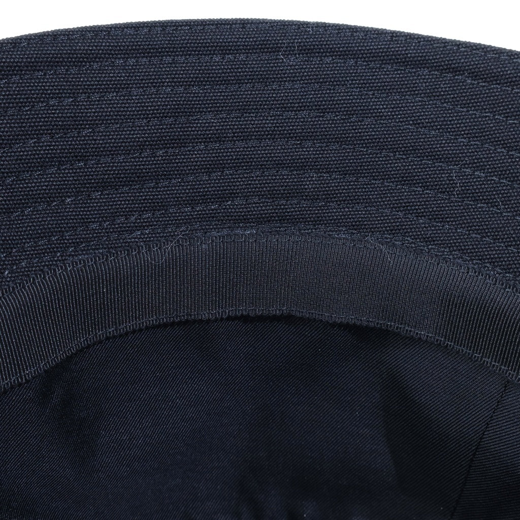 HERMES(エルメス) カルヴィ シーシェル コットンキャンバス バケットハット 帽子 ブラック レディース