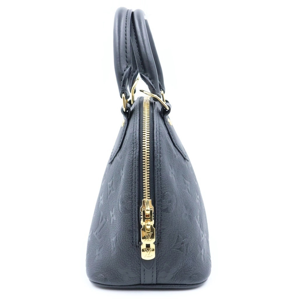 LOUIS VUITTON(ルイヴィトン) モノグラムアンプラント アルマ BB 2WAYハンドバッグ ショルダーバッグ ブラックノワール レザー M26409 ゴールド金具 レディース