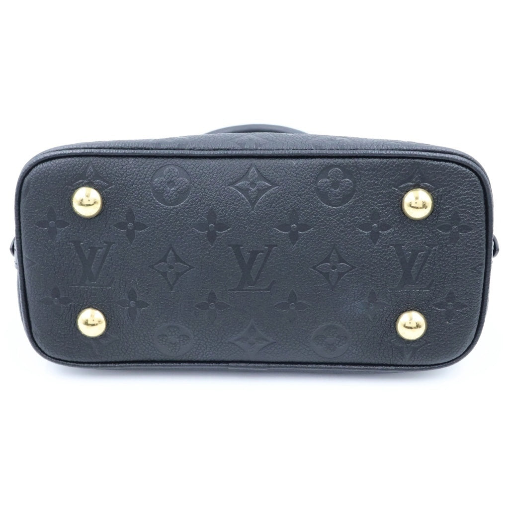 LOUIS VUITTON(ルイヴィトン) モノグラムアンプラント アルマ BB 2WAYハンドバッグ ショルダーバッグ ブラックノワール レザー M26409 ゴールド金具 レディース