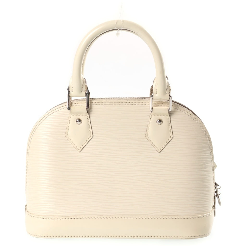 LOUIS VUITTON(ルイヴィトン) エピ アルマBB イヴォワール 2WAYハンドバッグ ショルダーバッグ ホワイト レザー M4085J シルバー金具 レディース