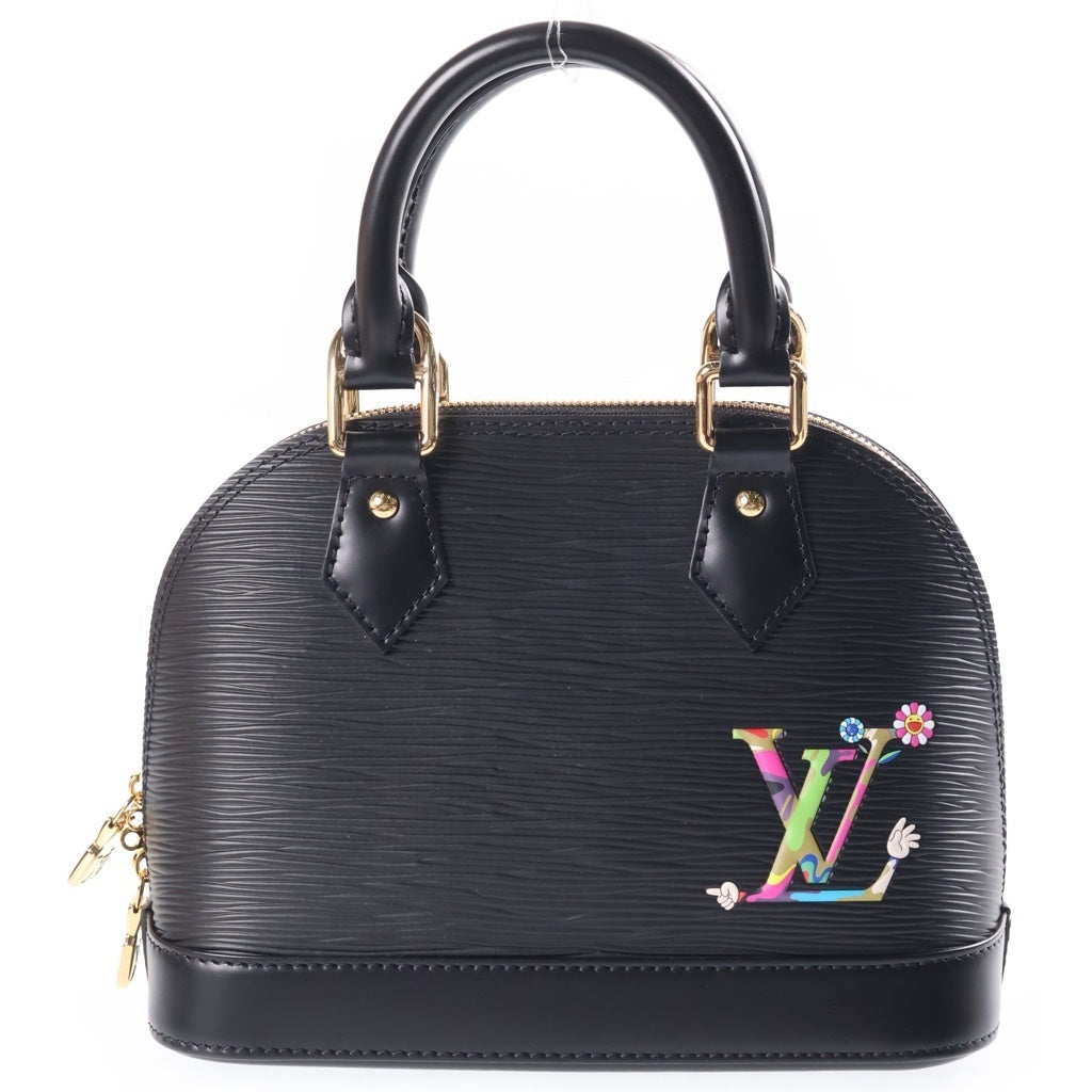LOUIS VUITTON(ルイヴィトン) LV×TM エピ アルマBB 2WAYハンドバッグ ショルダーバッグ ブラック レザー M13670 ゴールド金具 レディース