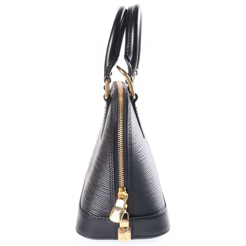 LOUIS VUITTON(ルイヴィトン) LV×TM エピ アルマBB 2WAYハンドバッグ ショルダーバッグ ブラック レザー M13670 ゴールド金具 レディース