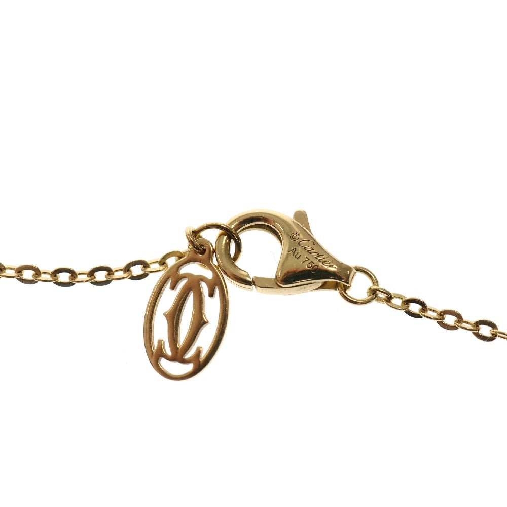 Cartier(カルティエ) トリニティ ネックレス セミパヴェダイヤ Au750YG/PG/WG ペンダント イエローゴールド×ホワイトゴールド×ピンクゴールド