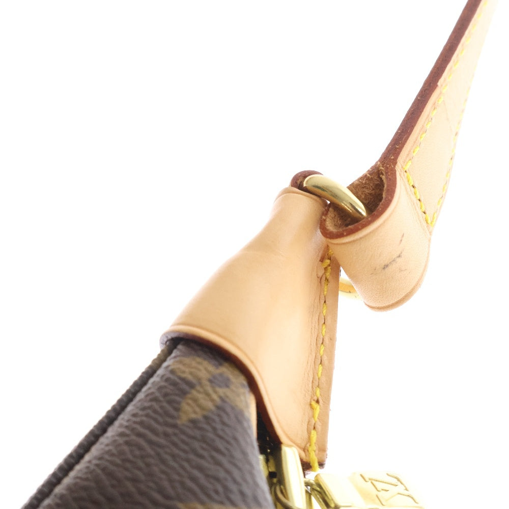 LOUIS VUITTON(ルイヴィトン) モノグラム ブローニュ30 ハンドバッグ 肩掛けバッグ ブラウン ゴールド金具 レザー×PVC M51265