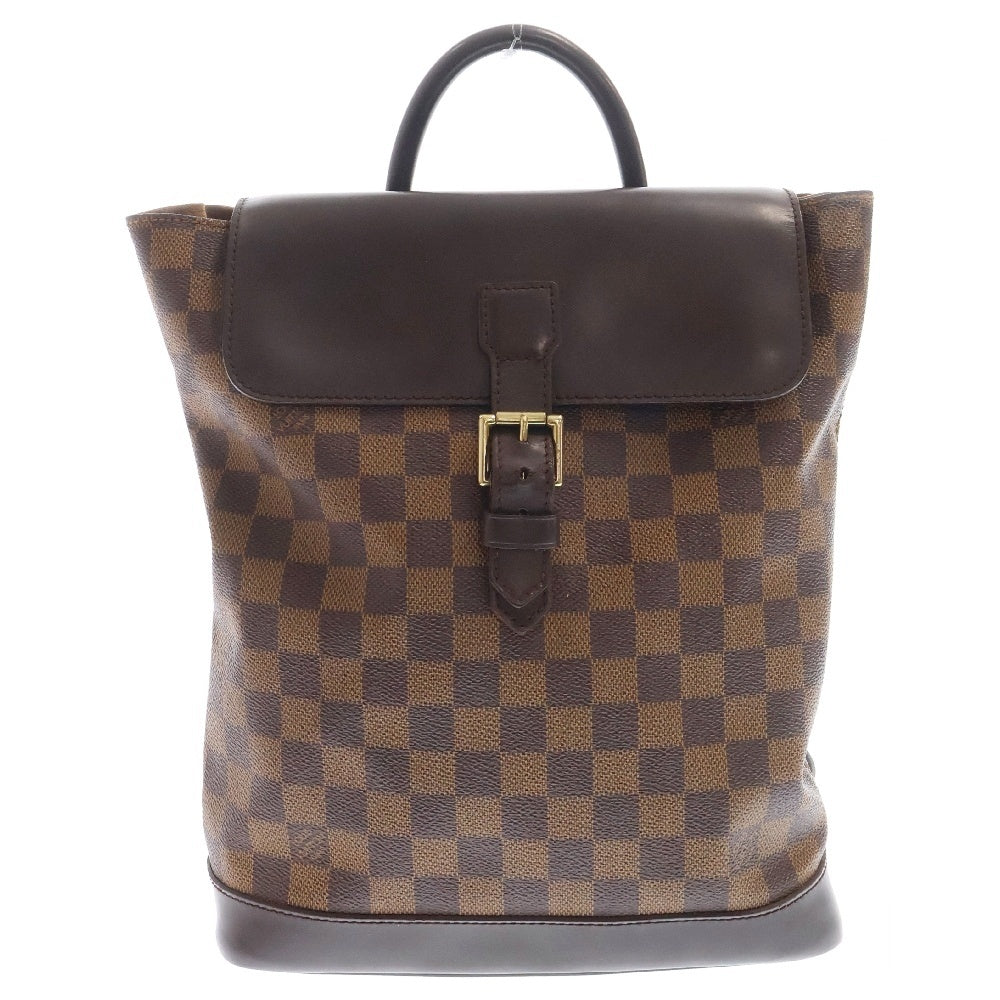 LOUIS VUITTON(ルイヴィトン) ダミエ ソーホー レザー リュックサック バックパック ブラウン N51132