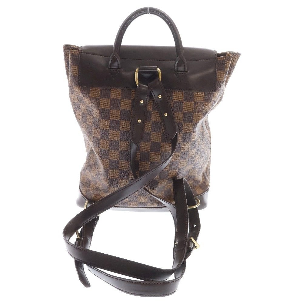 LOUIS VUITTON(ルイヴィトン) ダミエ ソーホー レザー リュックサック バックパック ブラウン N51132
