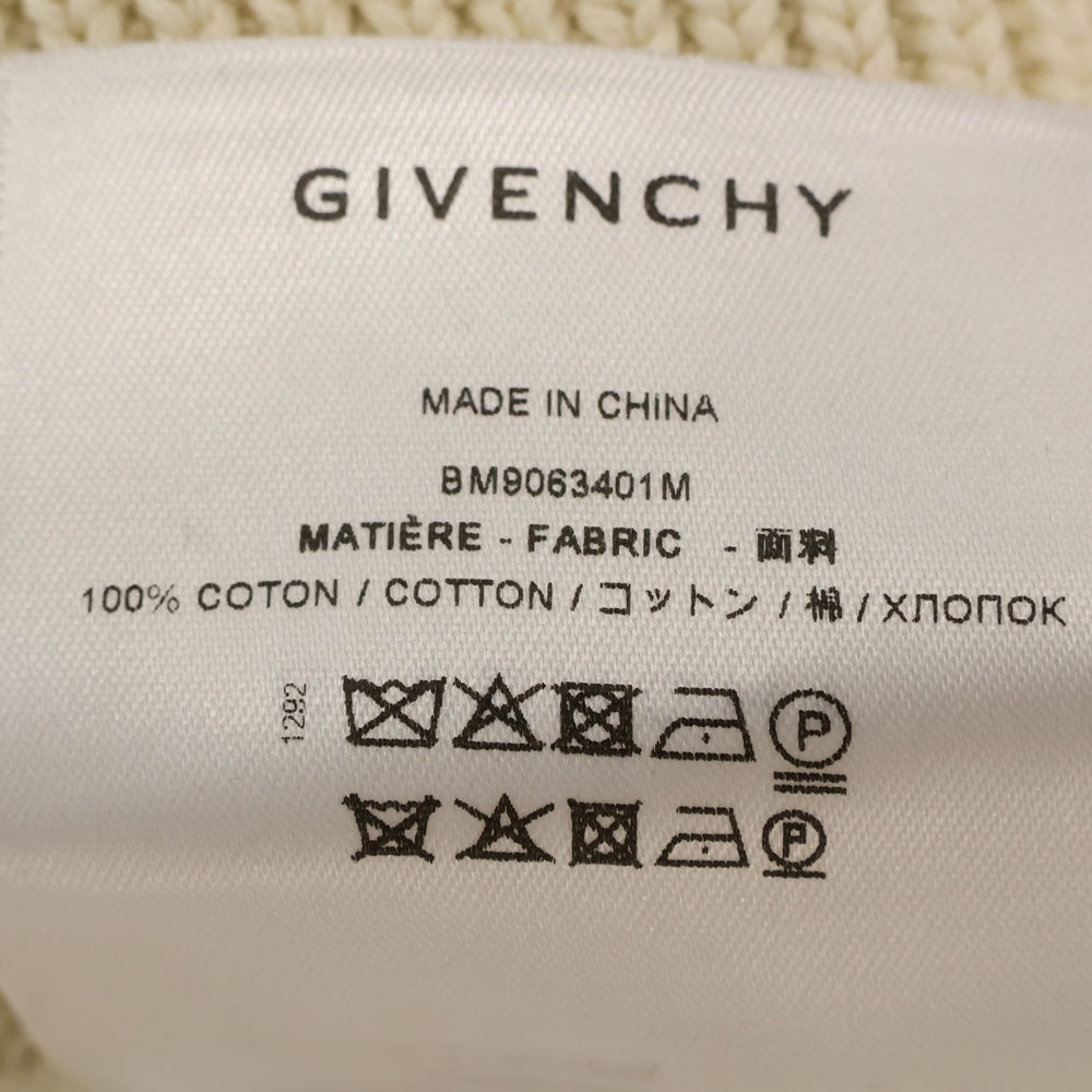 GIVENCHY(ジバンシィ) REVERSE SWEATER リバースロゴニットセーター ホワイト BM9063401M