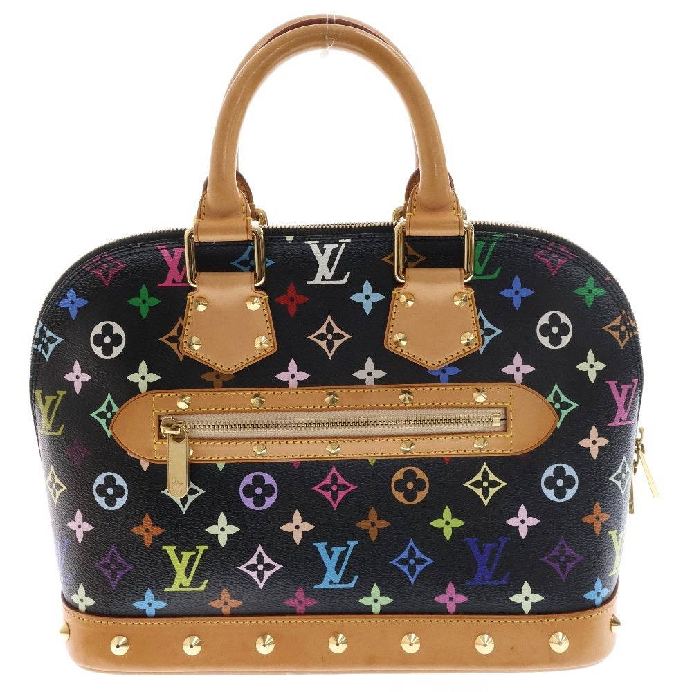 LOUIS VUITTON(ルイヴィトン) モノグラムマルチカラーアルマレザーハンドバッグ ブラック M92646